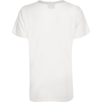 Boys white Batman foil print t-shirt